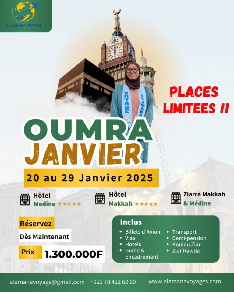 Oumra Janvier 2026