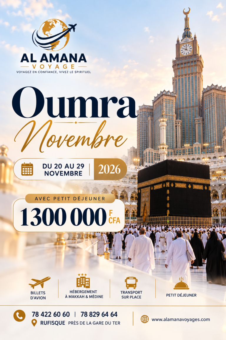 Umrah NOVEMBRE 
